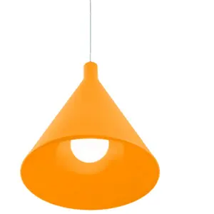 SLIDE lampe à suspension JUXT (Orange - Polyéthylène) pas cher