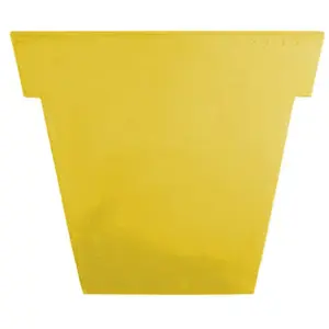 Slide Vase Étroit Il Vaso (Jaune H 74,5 - Polyéthylène)