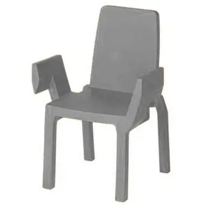 Slide Chaise Doublix (Gris - Polyéthylène) pas cher