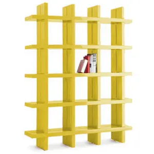 SLIDE bibliothèque MY BOOK 4X5 (Jaune - Polyéthylène)Vendu parmyareadesign