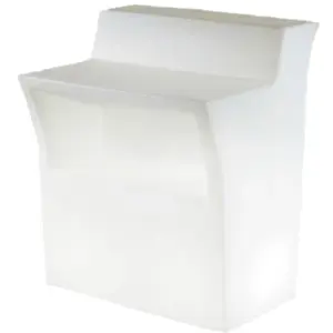 SLIDE comptoir de bar lumineux JUMBO BAR (Blanc - Polyéthylène)