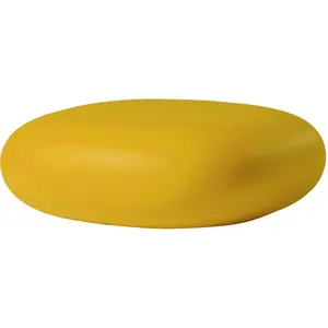 SLIDE pouf CHUBBY LOW (Jaune - Polyéthylène)Vendu parmyareadesign