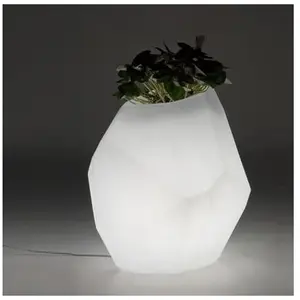 Slide Vase Lumineux Secret Light (Blanc - Polyéthylène) pas cher