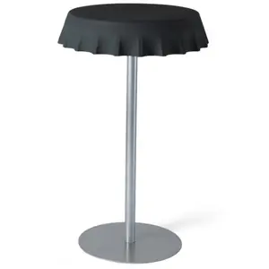 SLIDE table haute FIZZZ H 110 cm (Noir - Polyéthylène et métal) pas cher