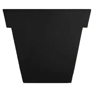 Slide Vase Étroit Il Vaso (Noir H 74,5 - Polyéthylène)Vendu parmyareadesign