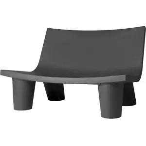 Slide Chaise d'extérieur Low Lita Love Gris - Contemporain - Polyéthylène - 118x80x70 pas cher