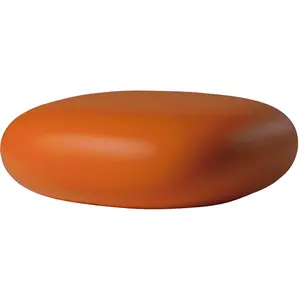 SLIDE pouf CHUBBY LOW (Orange - Polyéthylène)