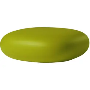 SLIDE pouf CHUBBY LOW (Citron vert - Polyéthylène)