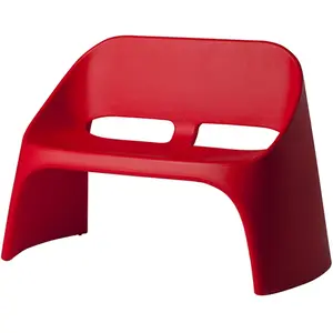 SLIDE canapé AMELIE DUETTO (Rouge laqué - Polyéthylène) pas cher