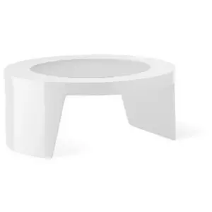 SLIDE table basse TAO (Blanc brillant - Polyéthylène) pas cher