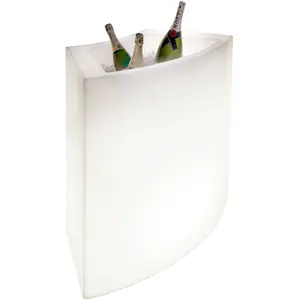SLIDE comptoir de bar lumineux ICE BAR (Blanc - Polyéthylène) pas cher