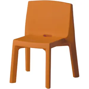 Slide Set De 2 Chaises Q4 (Orange - Polyéthylène) pas cher