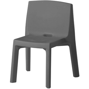 Slide Set De 2 Chaises Q4 (Gris Éléphant - Polyéthylène)