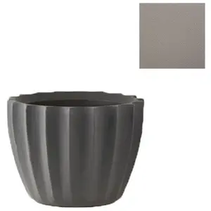Slide Vase Star H 40 Cm (Gris Pigeon - Polyéthylène)