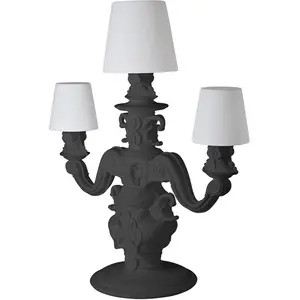 SLIDE lampadaire pour extérieur KING OF LOVE (Noir - Polyéthylène)