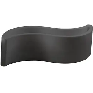 Slide Vase Wave Pot (Gris Éléphant - Polyéthylène)