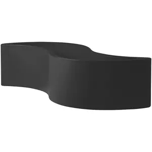 Slide Vase Wave Pot (Noir - Polyéthylène) pas cher