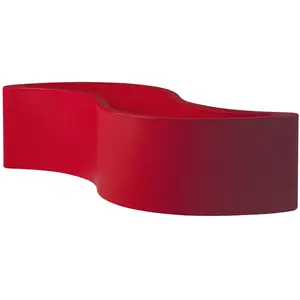 Slide Vase Wave Pot (Rouge - Polyéthylène)