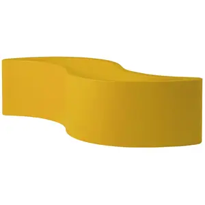 Slide Vase Wave Pot (Jaune - Polyéthylène)