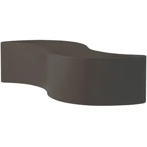 Slide Vase Wave Pot (Chocolat / Gris - Polyéthylène)
