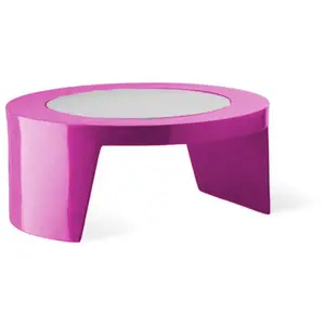 SLIDE table basse TAO (Magenta brillant - Polyéthylène) pas cher