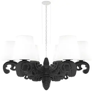 SLIDE lampe à suspension CROWN OF LOVE (Noir - Polyéthylène)Vendu parmyareadesign