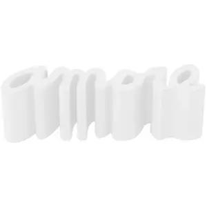 Comparateur de prix : Slide - Banc Amore - Blanc - polyéthène recyclable - Designer Giò Colonna Romano