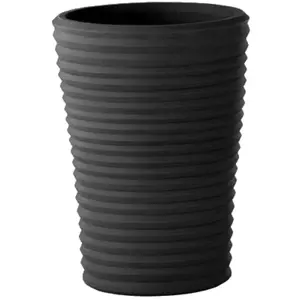 Slide Vase S-Pot (Noir H 65 - Polyéthylène)
