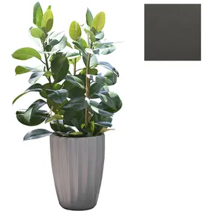 Slide Vase Star H 59 Cm (Gris Éléphant - Polyéthylène) pas cher