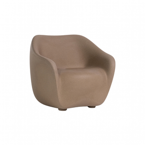 Slide - Fauteuil Reborn - Beige - Ecothylène recyclé - Designer ecoBir... pas cher