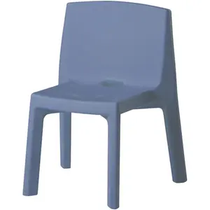 SLIDE set de 2 chaises Q4 (Bleu poudre - Polyéthylène) pas cher
