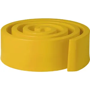 SLIDE pouf SUMMERTIME (Jaune - Polyéthylène) pas cher