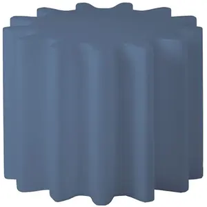 SLIDE table basse / tabouret GEAR (Bleu poudre - Polyéthylène) pas cher