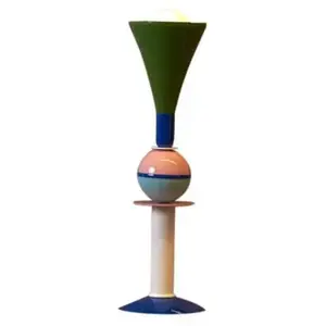 Slide CARMEN-Lampe à poser Aluminium H50cm pas cher