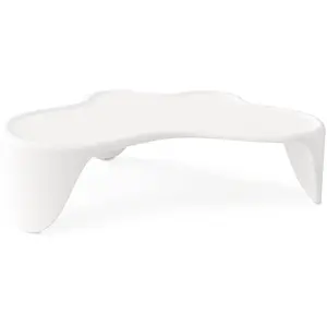 SLIDE table basse SLOTH (Blanc brillant - polyuréthane)Vendu parmyareadesign