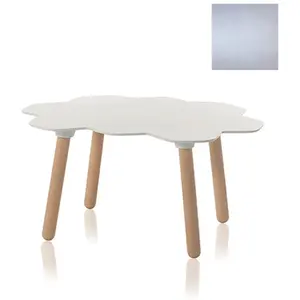 SLIDE table basse TARTA LOW TABLE (Argent brillant - polyuréthane et b... pas cher