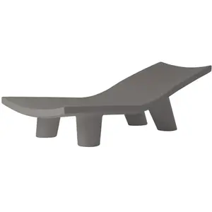 SLIDE chaise longue pour extérieur LOW LITA LOUNGE (Gris argille - Pol...