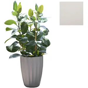 Slide Vase Star H 59 Cm (Blanc Lait - Polyéthylène) pas cher