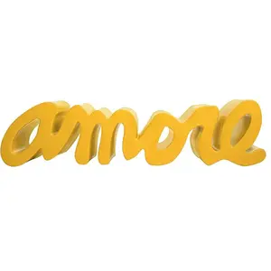 SLIDE banc AMORE BENCH (Jaune - Polyéthylène) pas cher