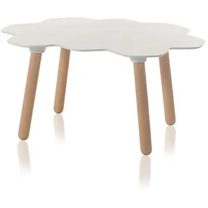 SLIDE table basse TARTA LOW TABLE (Blanc brillant - polyuréthane et bo... pas cher