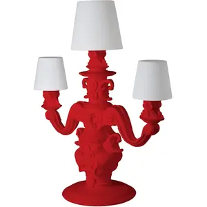 SLIDE lampadaire pour extérieur KING OF LOVE (Rouge - Polyéthylène)