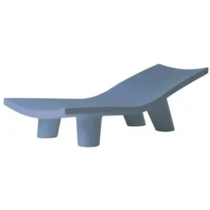 SLIDE chaise longue pour extérieur LOW LITA LOUNGE (Bleu poudre - Poly... pas cher