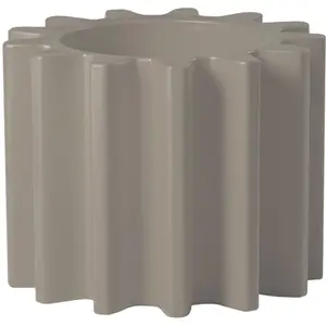 Slide Vase Gear Pot (Gris Pigeon - Polyéthylène)