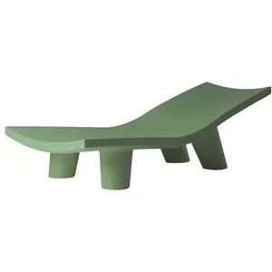 SLIDE chaise longue pour extérieur LOW LITA LOUNGE (Vert mauve - Polyé...