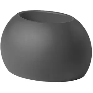 Slide Vase Blos Pot (Gris Éléphant - Polyéthylène)