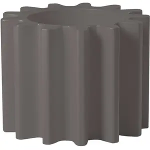 Slide Vase Gear Pot (Gris Argille - Polyéthylène)