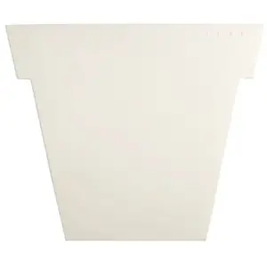 Slide Vase Étroit Il Vaso (Blanc H 55 - Polyéthylène)