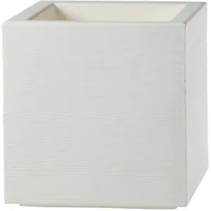 Slide Vase Quadra 45 Cm (Blanc Lait - Polyéthylène)