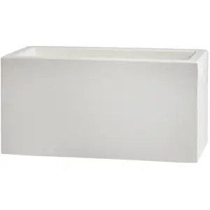 Slide Vase Quadra Ii 90 Cm (Blanc Lait - Polyéthylène)Vendu parmyareadesign