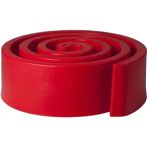 SLIDE pouf SUMMERTIME (Rouge - Polyéthylène)